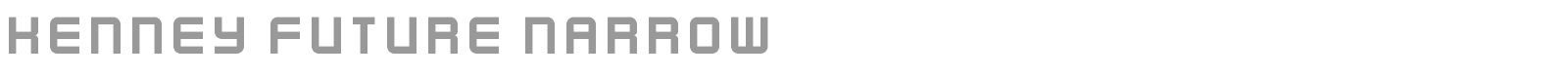 Kenney Future font preview